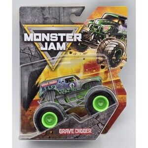 Spin Master Monster Jam Grave Digger 2025 Series 1 Silver 1:64 Diecast‎ Truck